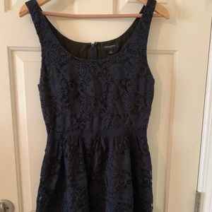 Banana Republic Navy Blue Lace Dress